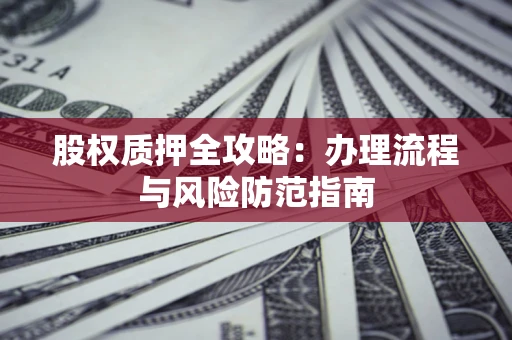 济南股权质押全攻略：办理流程与风险防范指南